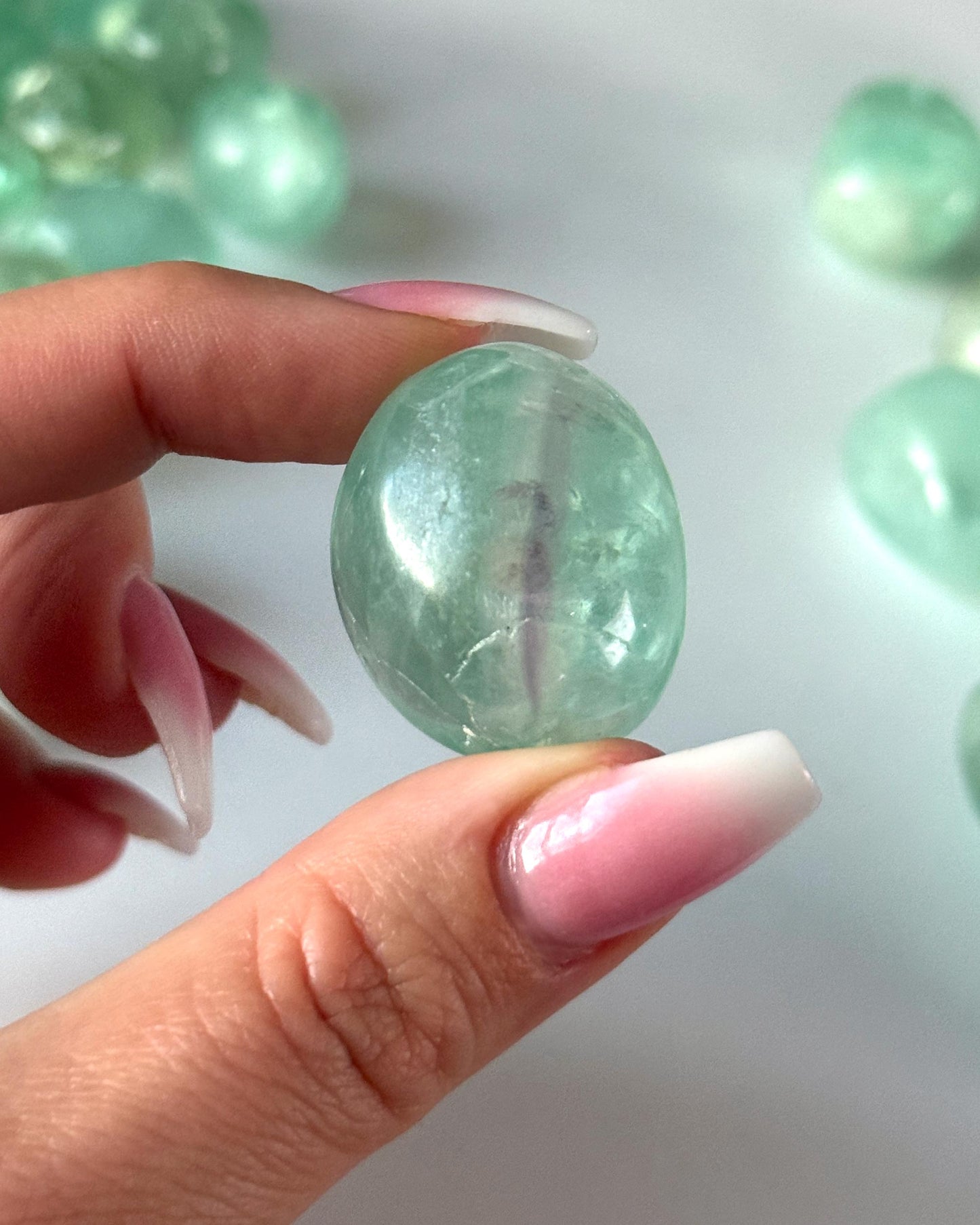 Rainbow Fluorite Tumbled Stone