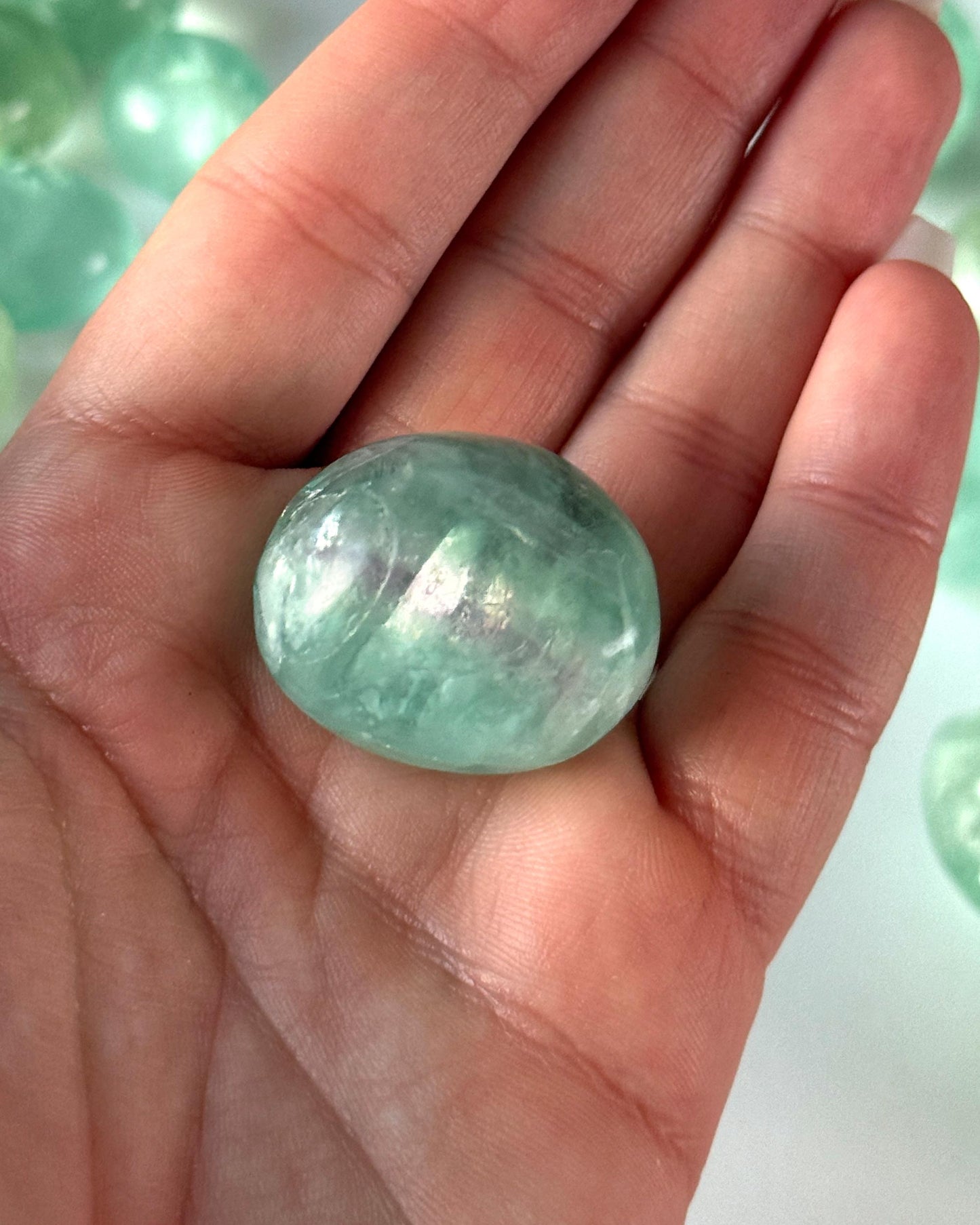 Rainbow Fluorite Tumbled Stone