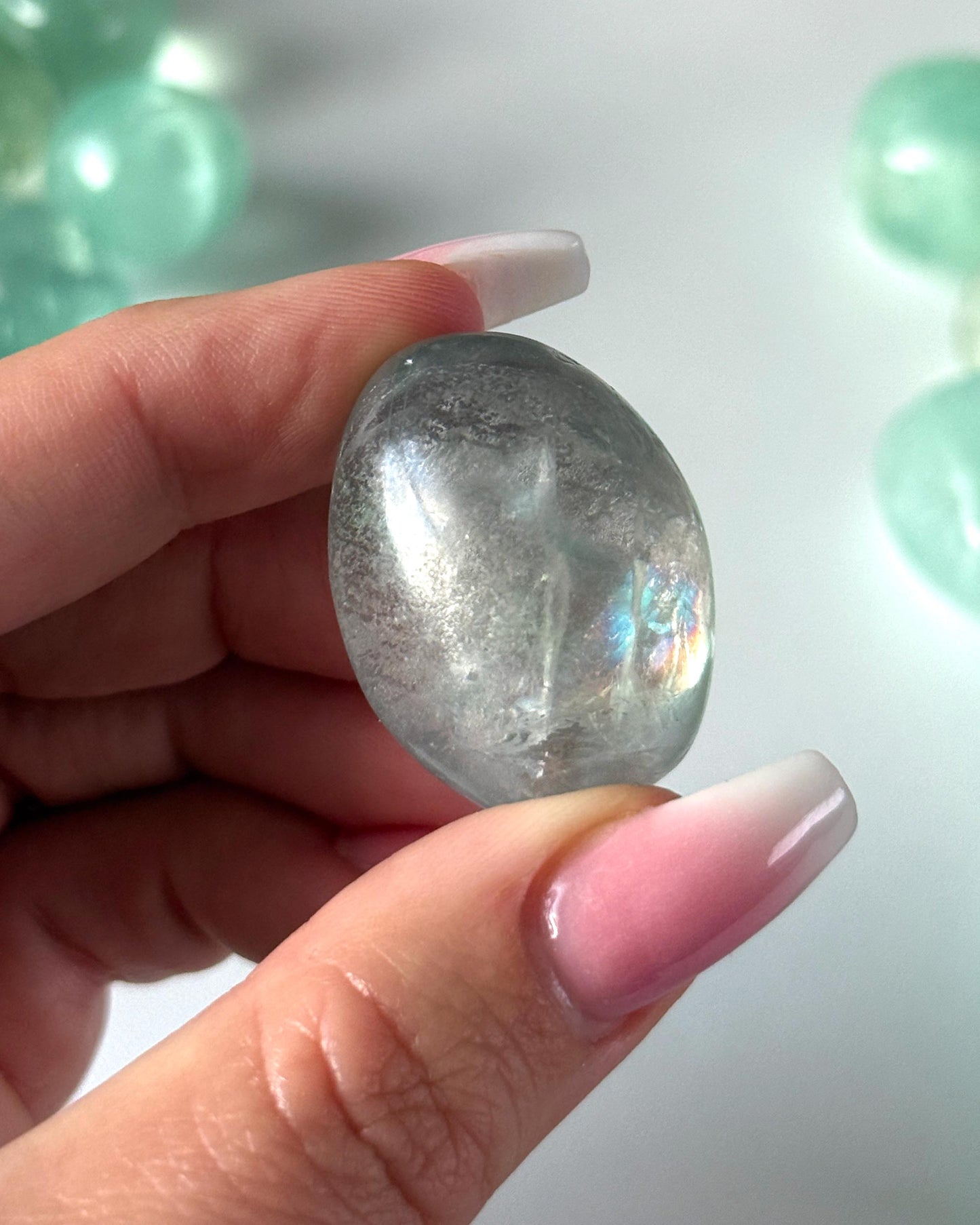 Rainbow Fluorite Tumbled Stone