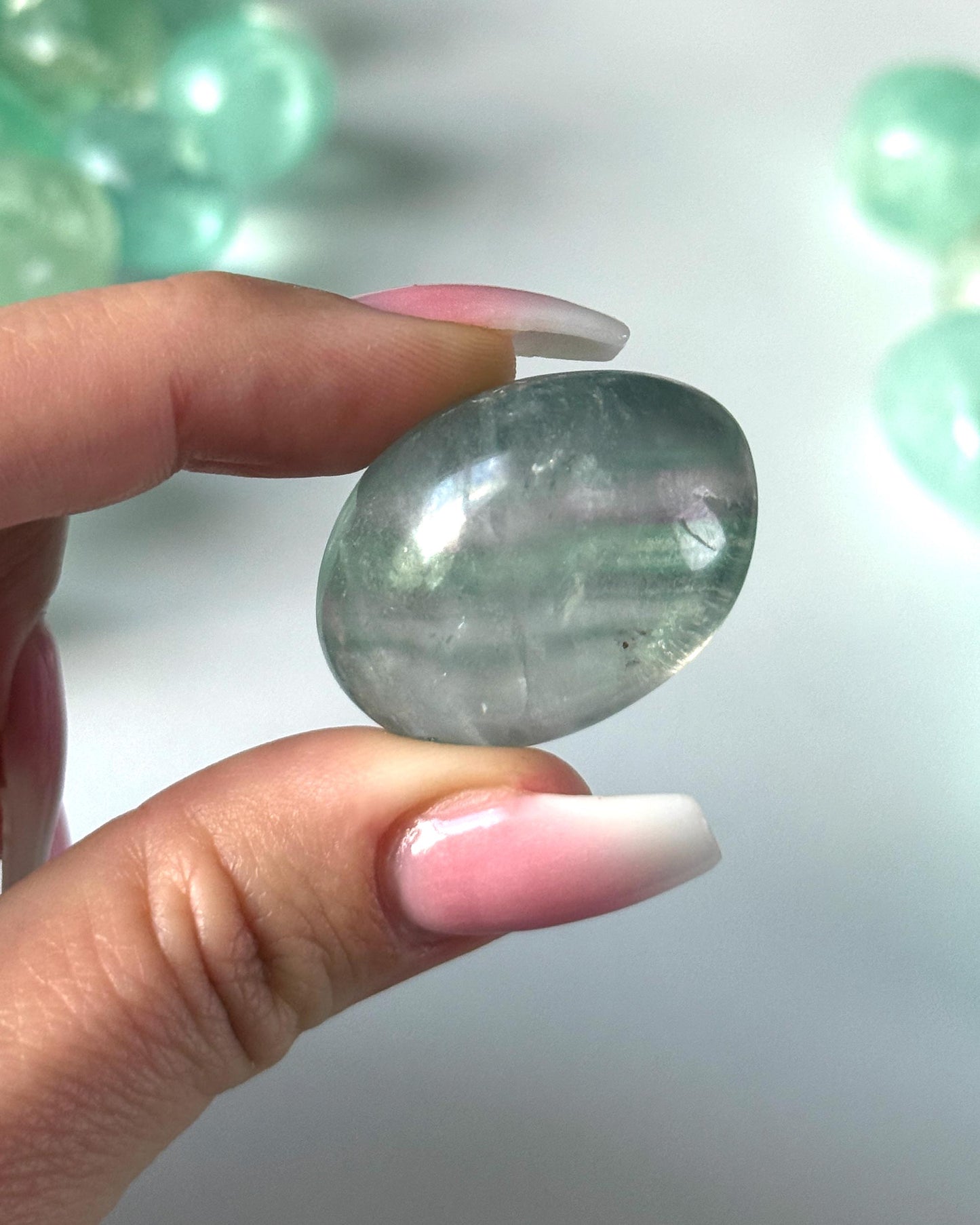 Rainbow Fluorite Tumbled Stone