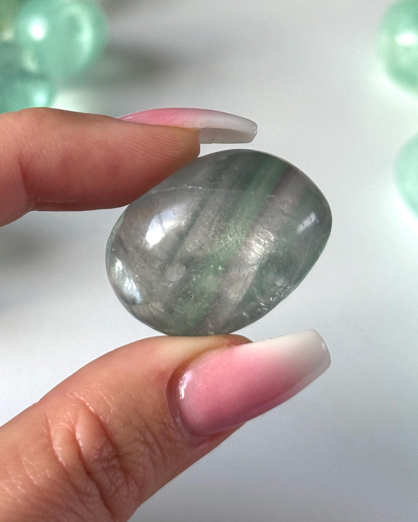 Rainbow Fluorite Tumbled Stone
