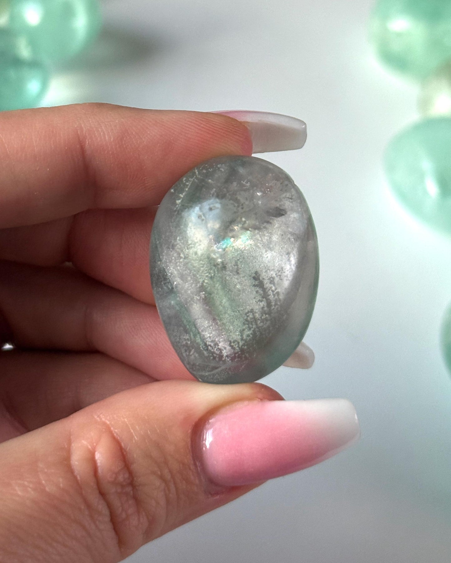 Rainbow Fluorite Tumbled Stone