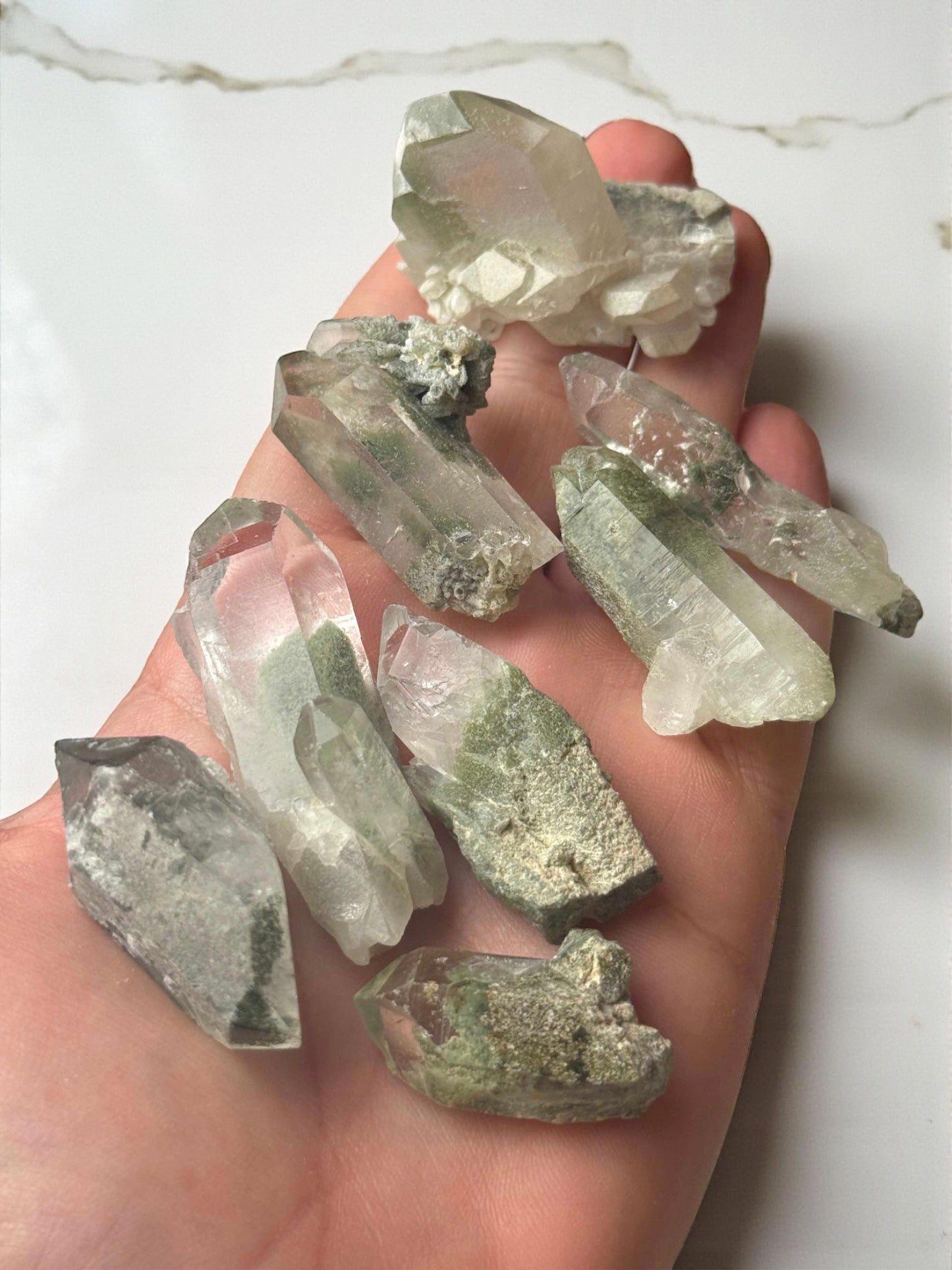 Green Chlorite Quartz Raw Specimen