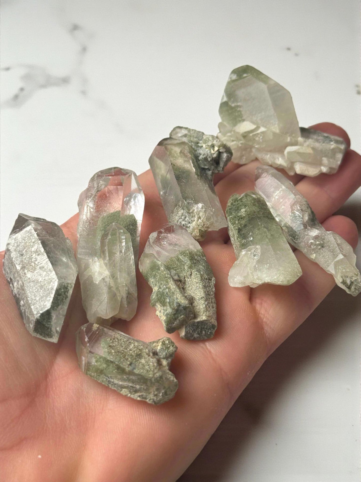 Green Chlorite Quartz Raw Specimen