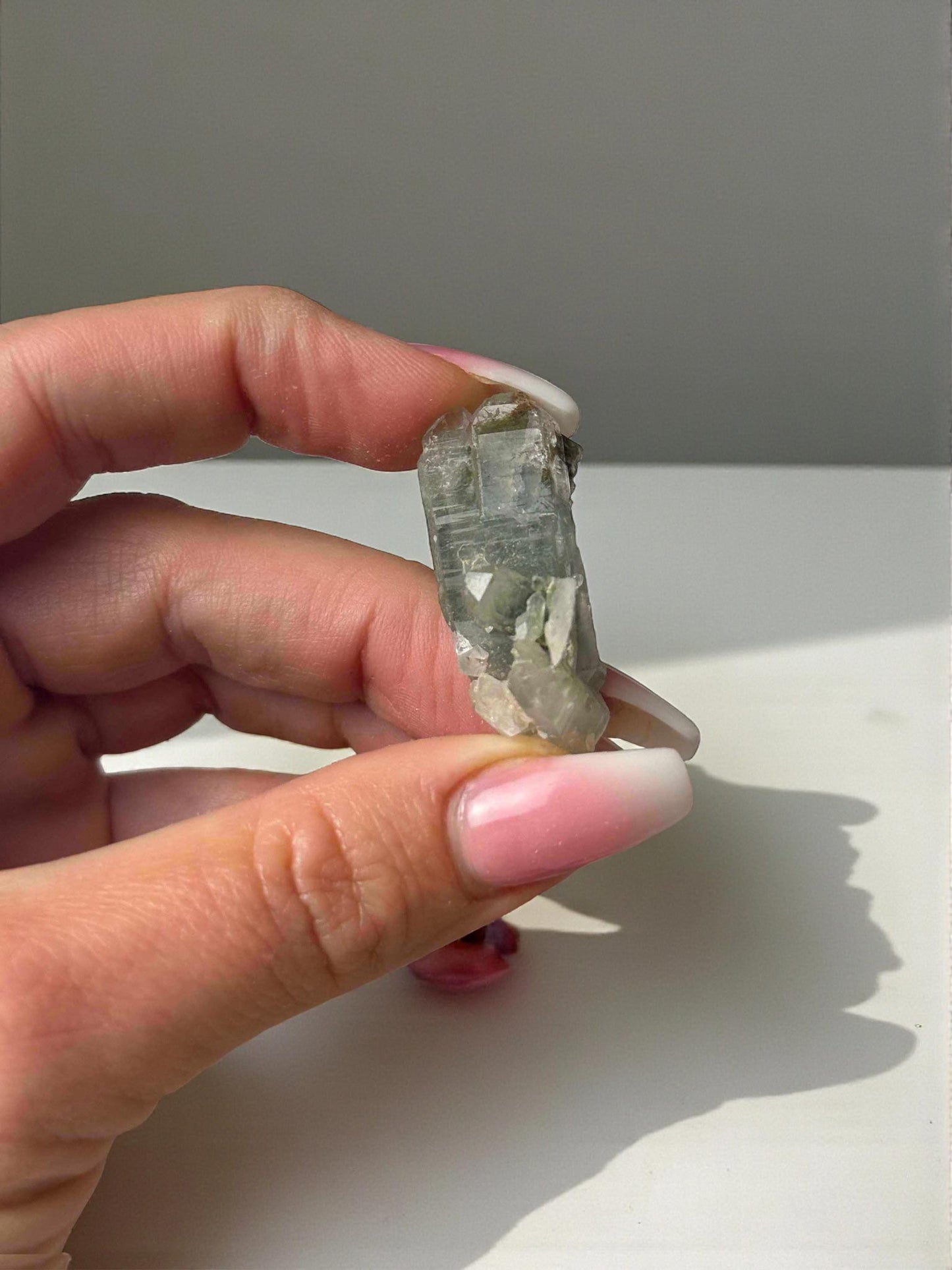 Green Chlorite Quartz Raw Specimen