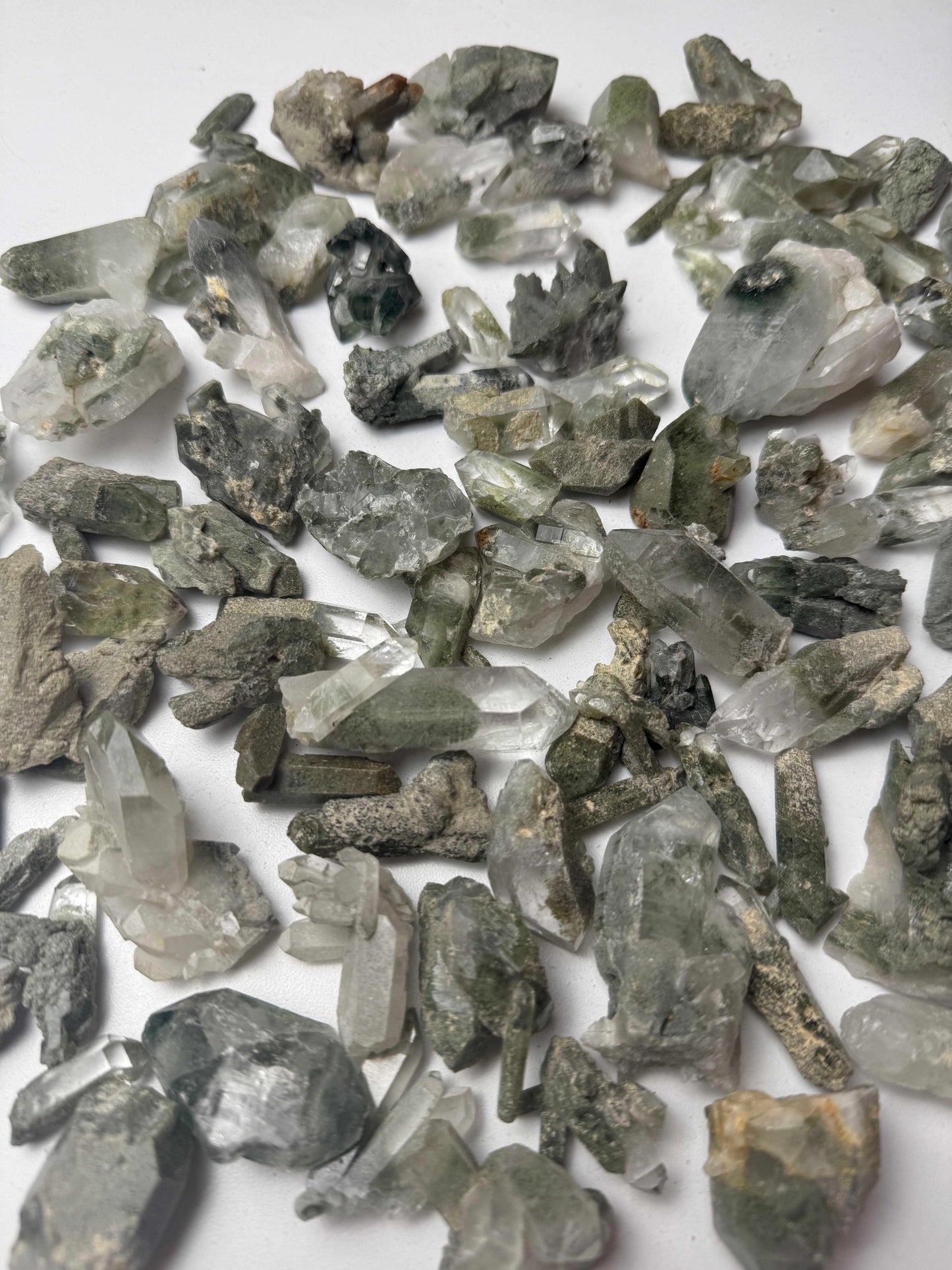 Green Chlorite Quartz Raw Specimen