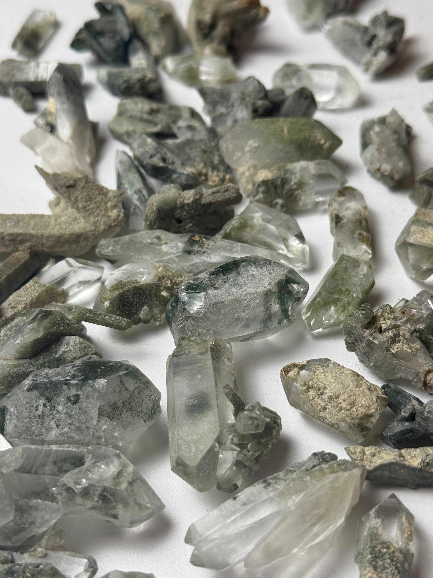 Green Chlorite Quartz Raw Specimen