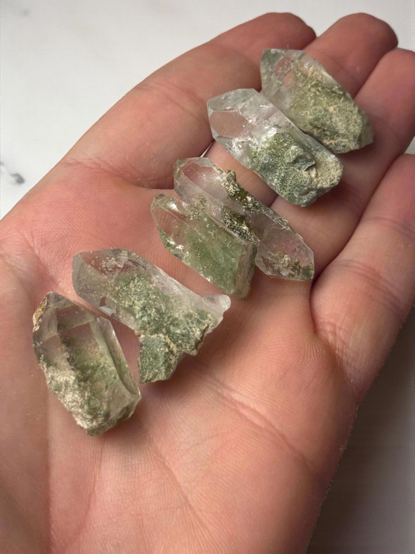 Green Chlorite Quartz Raw Specimen
