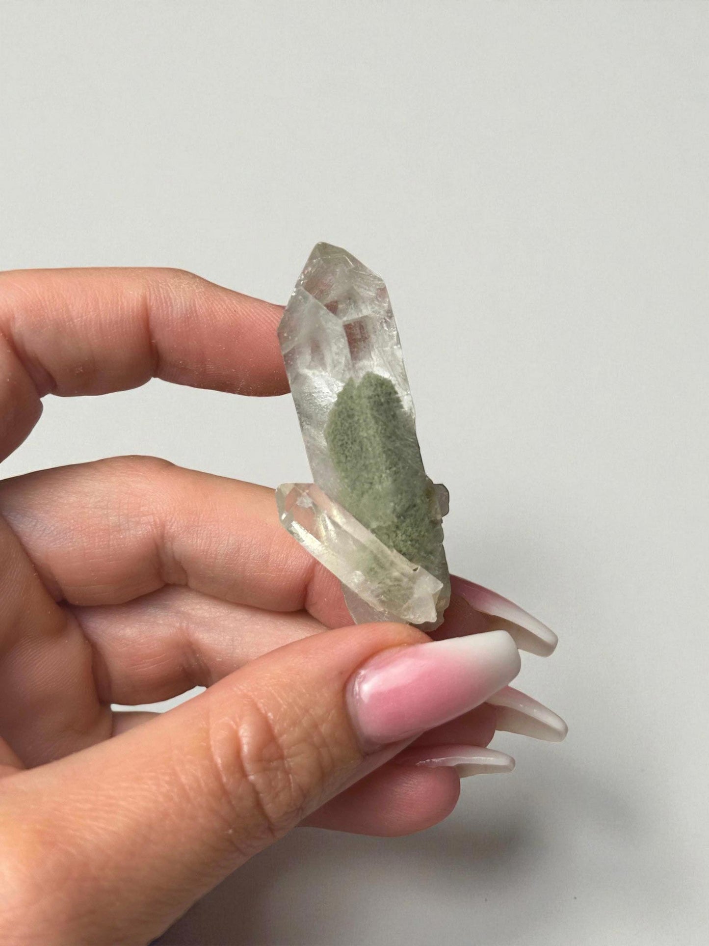 Green Chlorite Quartz Raw Specimen