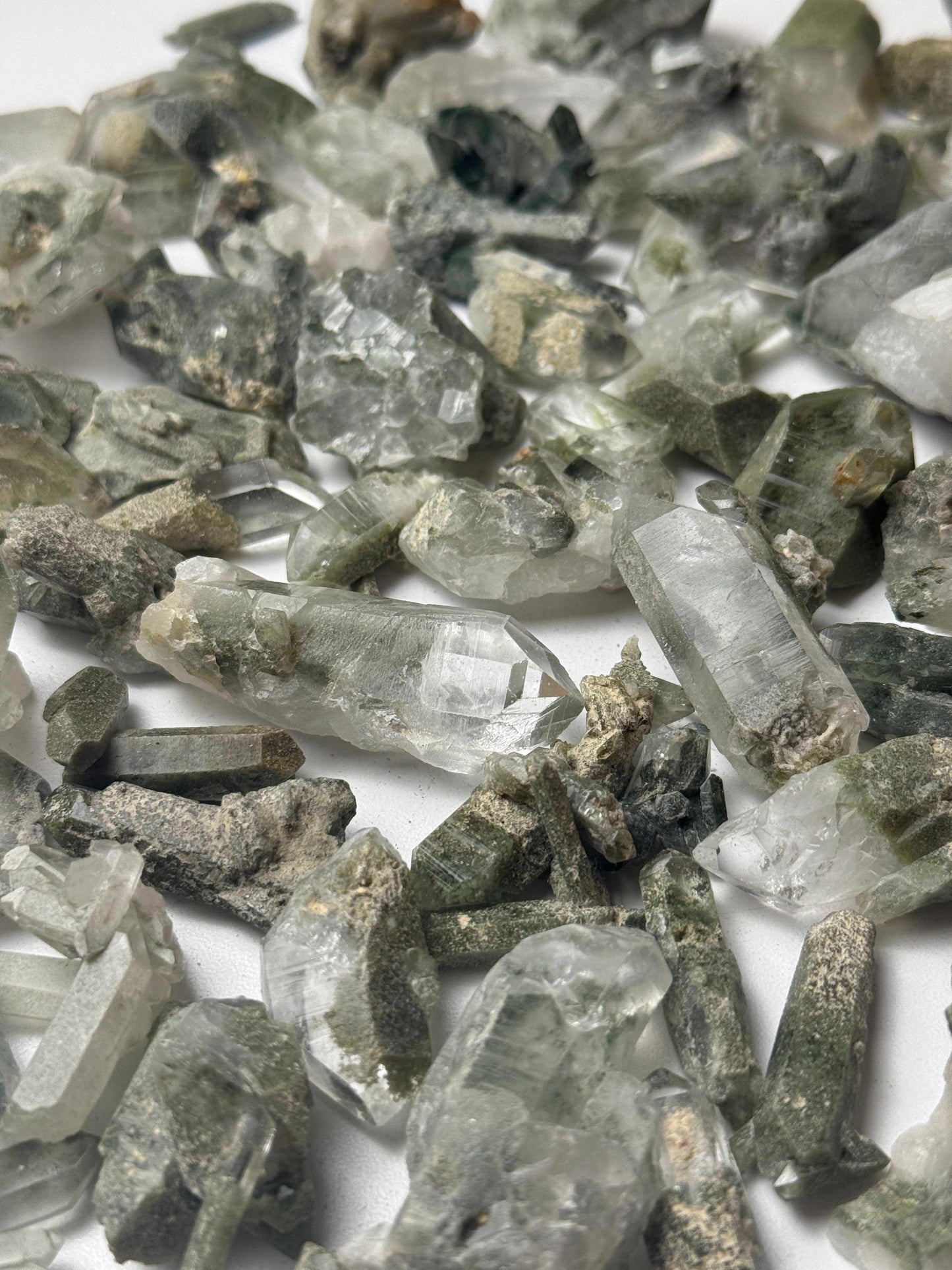 Green Chlorite Quartz Raw Specimen
