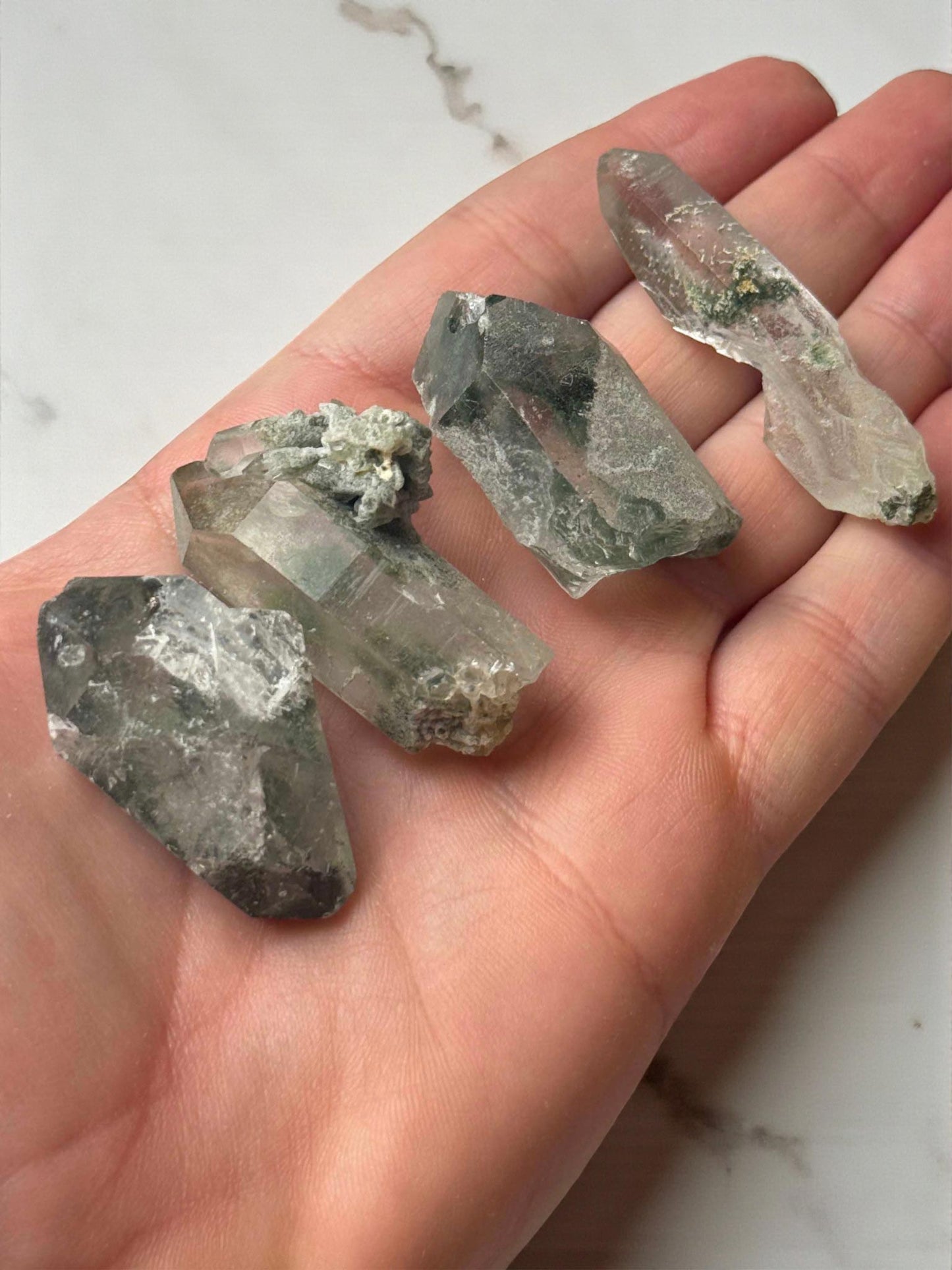 Green Chlorite Quartz Raw Specimen