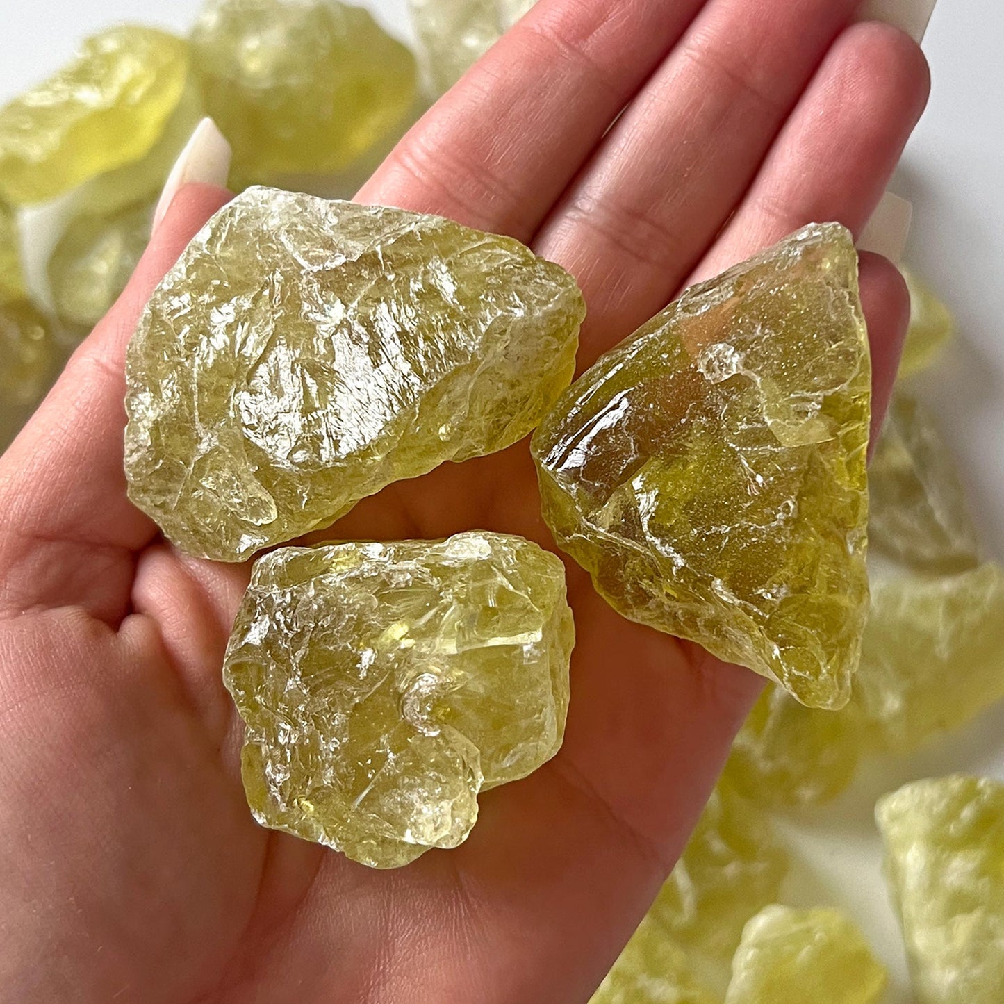 Lemon Quartz Raw Chunk