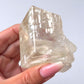 Golden Optical Calcite Rough Edge Freeform