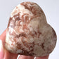 Red Banded Calcite Heart