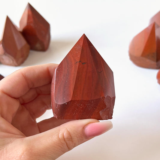 Red Jasper Top Polished Point