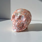 Red Net Jasper Skull