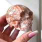 Red Net Jasper Skull