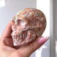 Red Net Jasper Skull