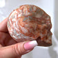 Red Net Jasper Skull