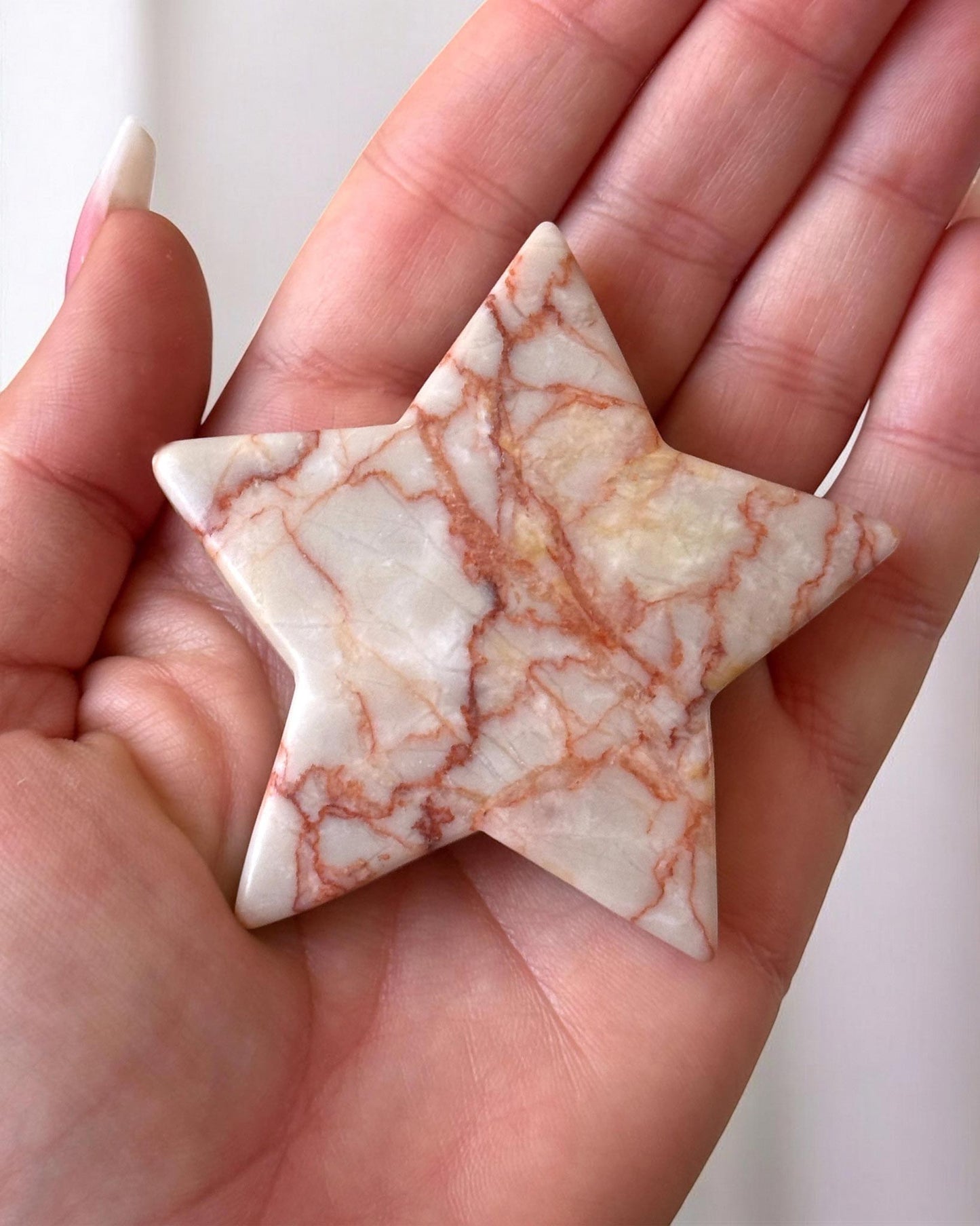 Red Net Jasper Star