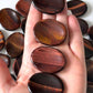 Red Tiger's Eye Worry Stone