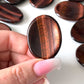 Red Tiger's Eye Worry Stone