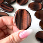 Red Tiger's Eye Worry Stone