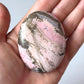 Rhodochrosite with Quartz Palm Stone