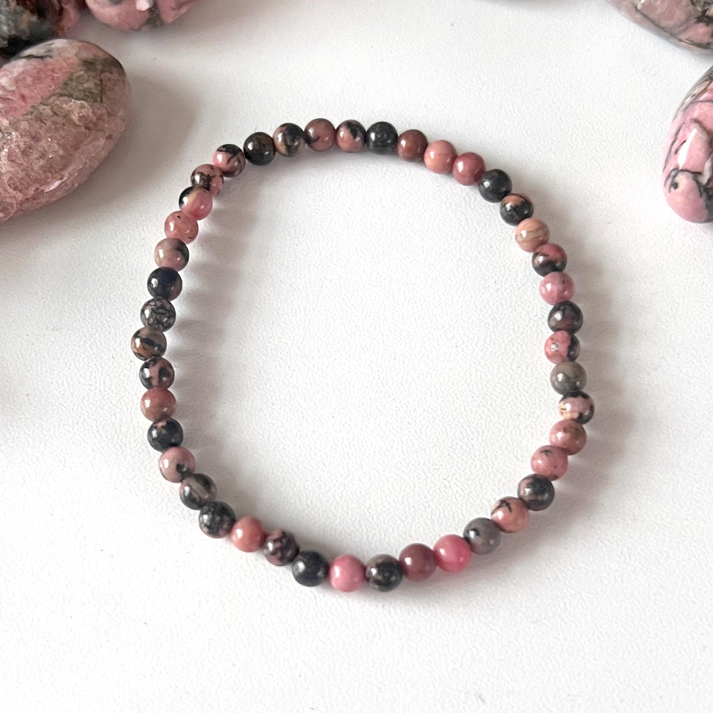 Rhodonite Bracelet 4mm