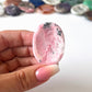 Peruvian Rhodonite with Quartz Worry Stone