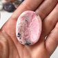 Peruvian Rhodonite with Quartz Worry Stone