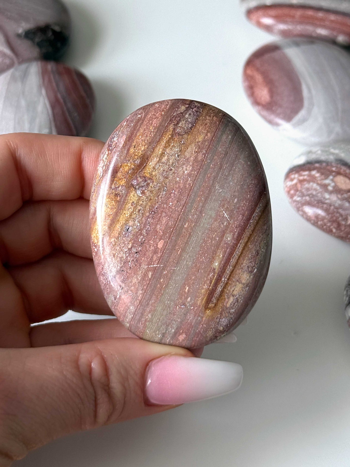 Rhyolite Wonderstone Palm Stone