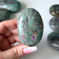 Earthy Ruby Fuchsite Palm Stone