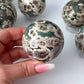 Green Sakura Jasper Sphere 52mm