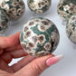 Green Sakura Jasper Sphere 52mm