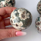 Green Sakura Jasper Sphere 52mm