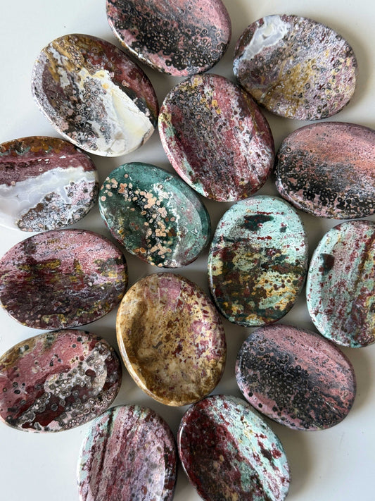 Sea Jasper Worry Stone