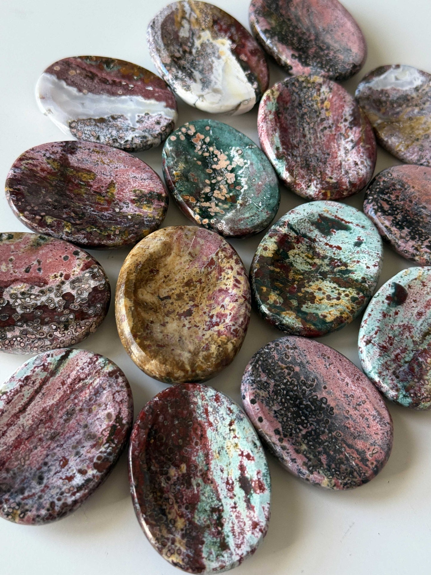 Sea Jasper Worry Stone