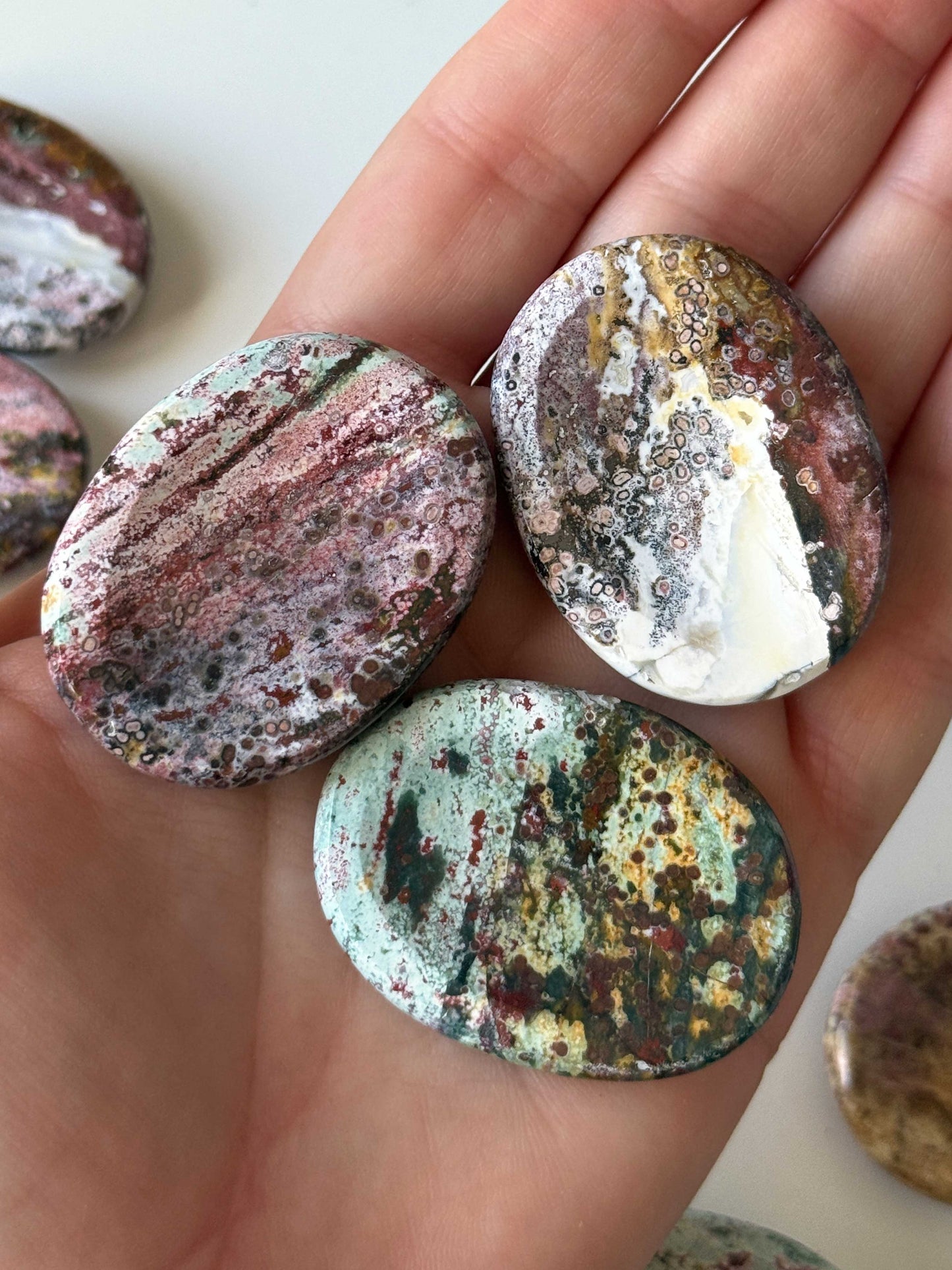 Sea Jasper Worry Stone