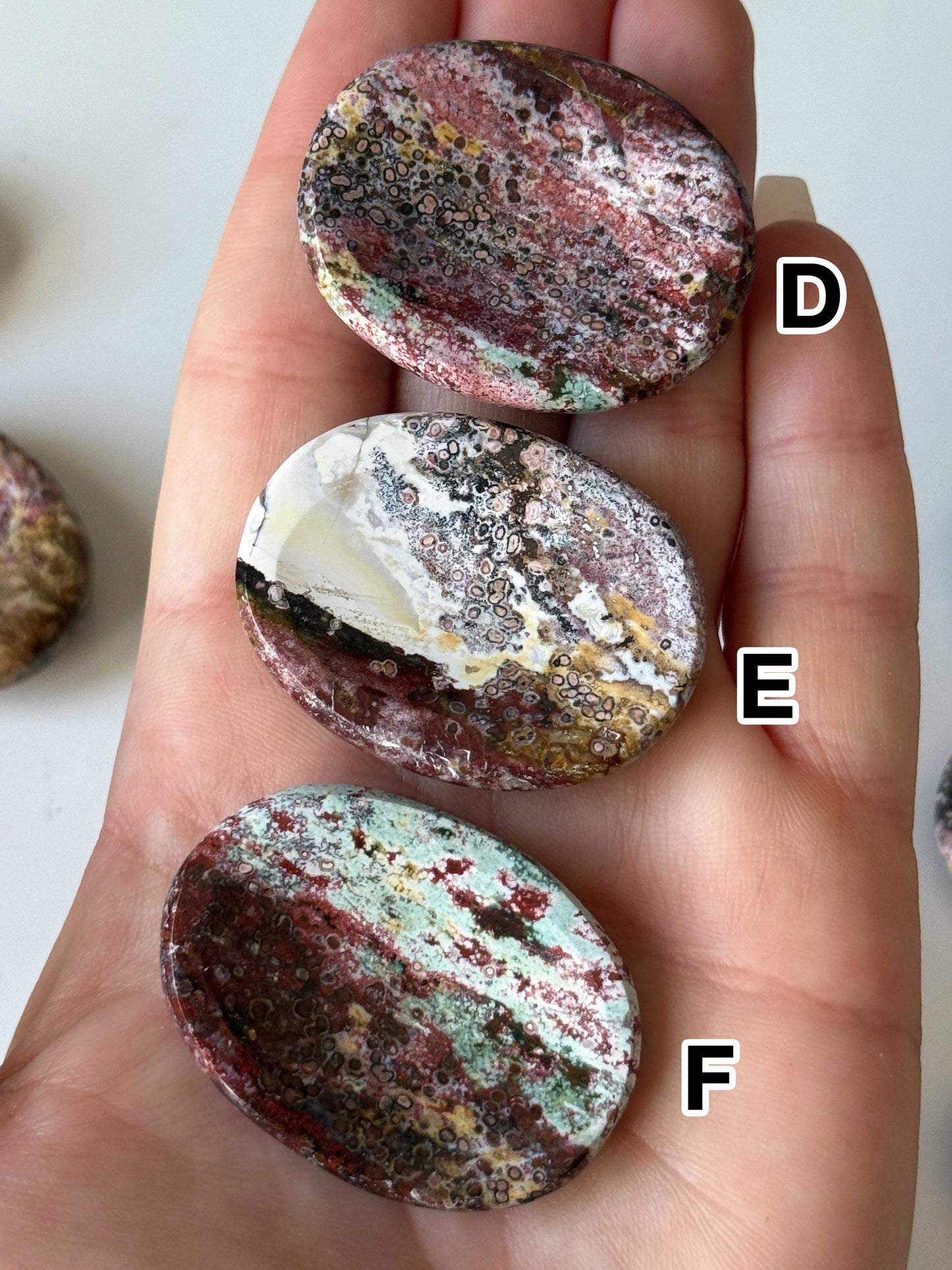 Sea Jasper Worry Stone