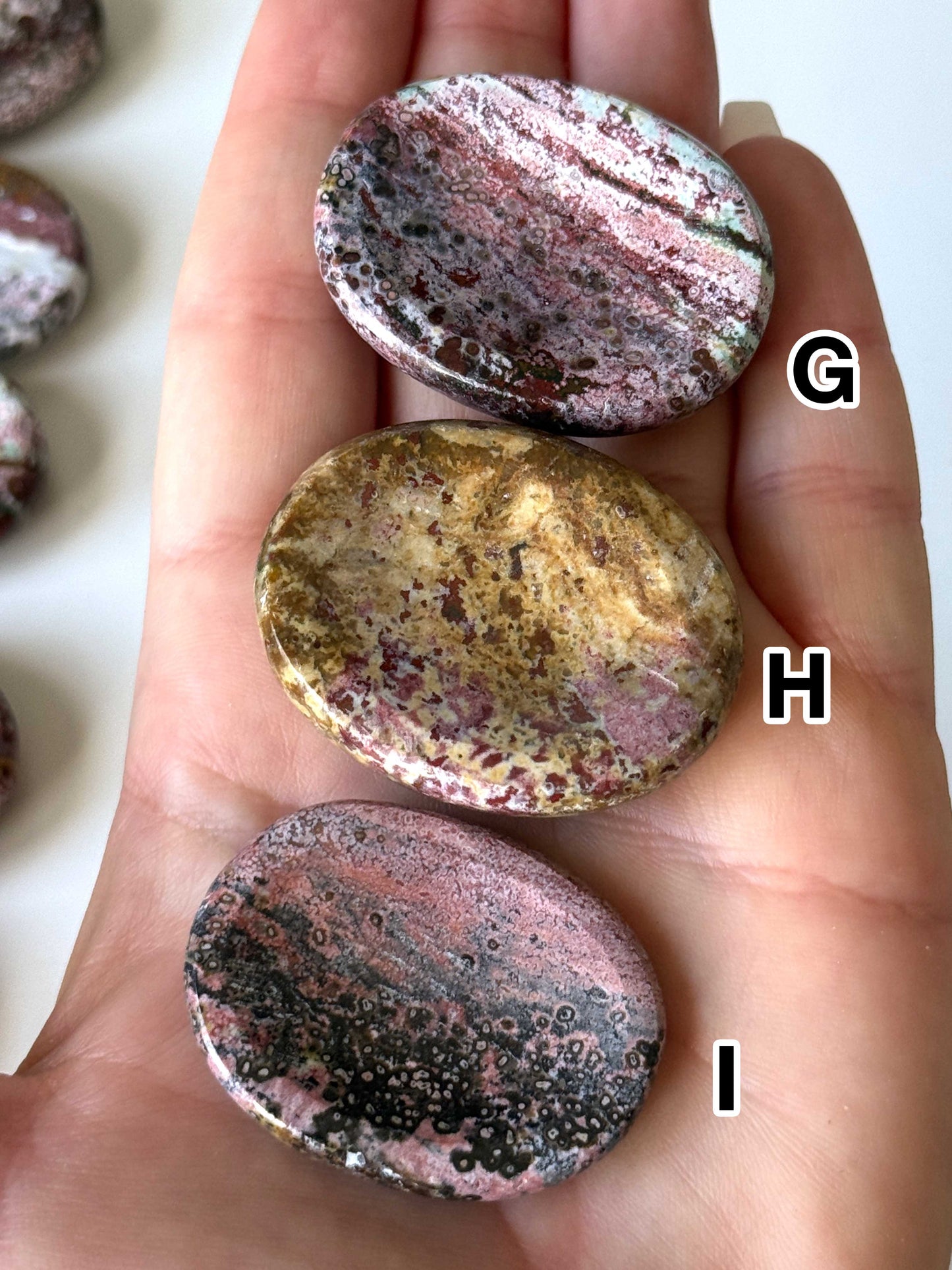 Sea Jasper Worry Stone