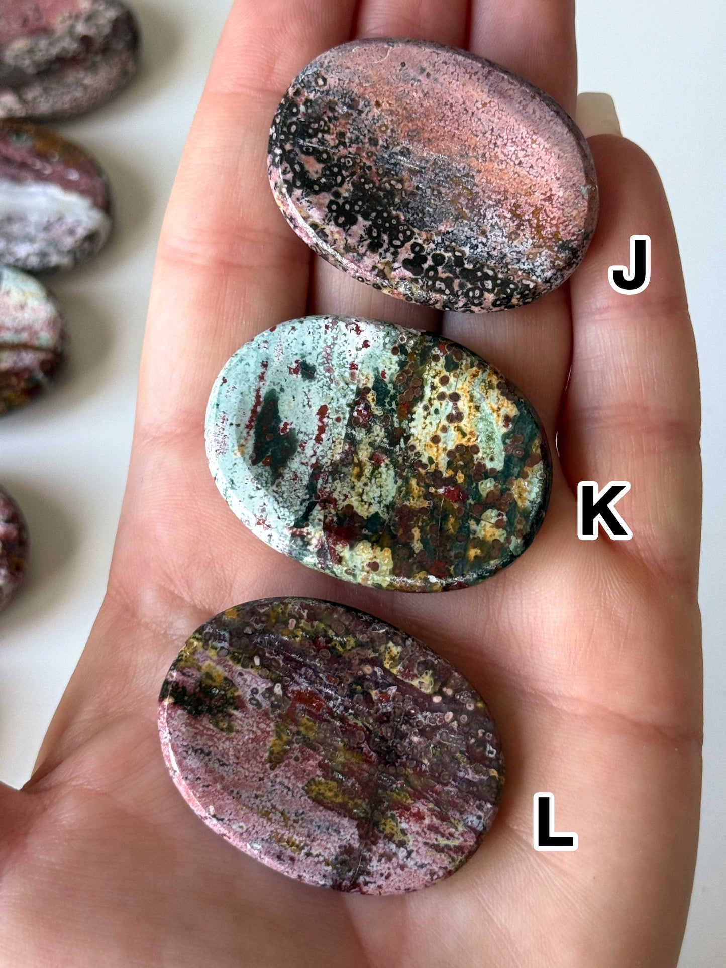 Sea Jasper Worry Stone