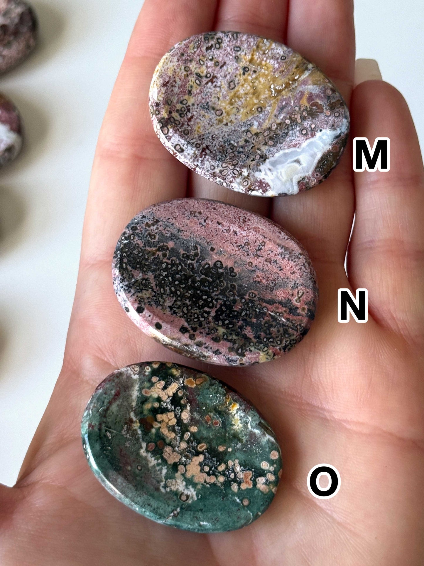 Sea Jasper Worry Stone