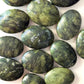 Serpentine Jade Palm Stone