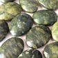 Serpentine Jade Palm Stone