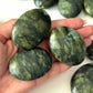 Serpentine Jade Palm Stone