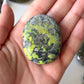 Serpentine Pyrite Palm Stone