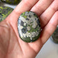 Serpentine Pyrite Palm Stone