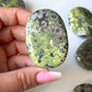 Serpentine Pyrite Palm Stone