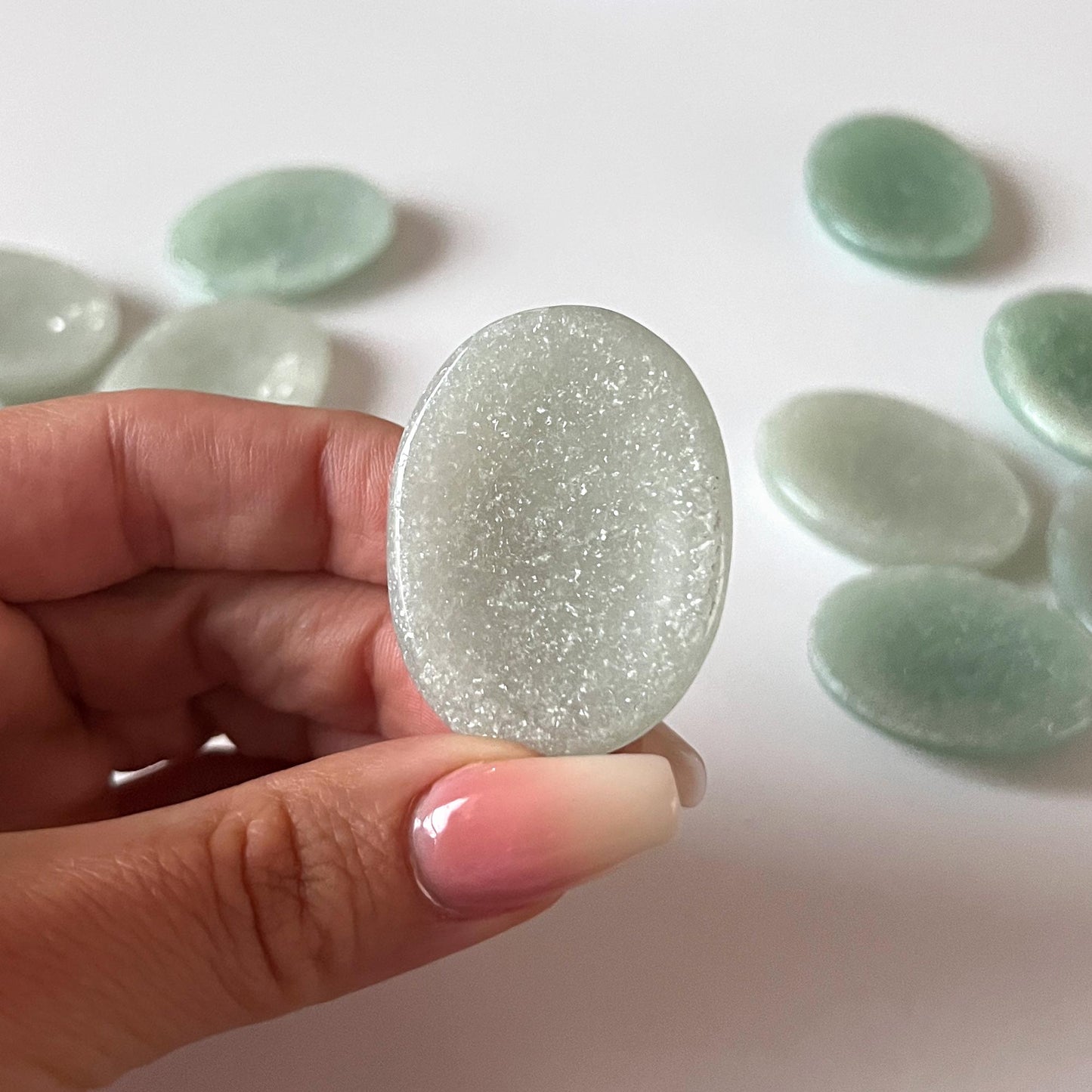 Sparkling Green Aventurine Worry Stone